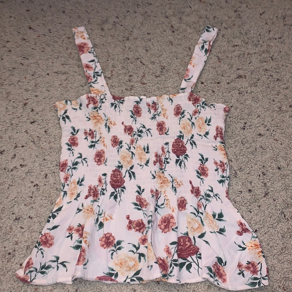 Floral American Eagle tank top